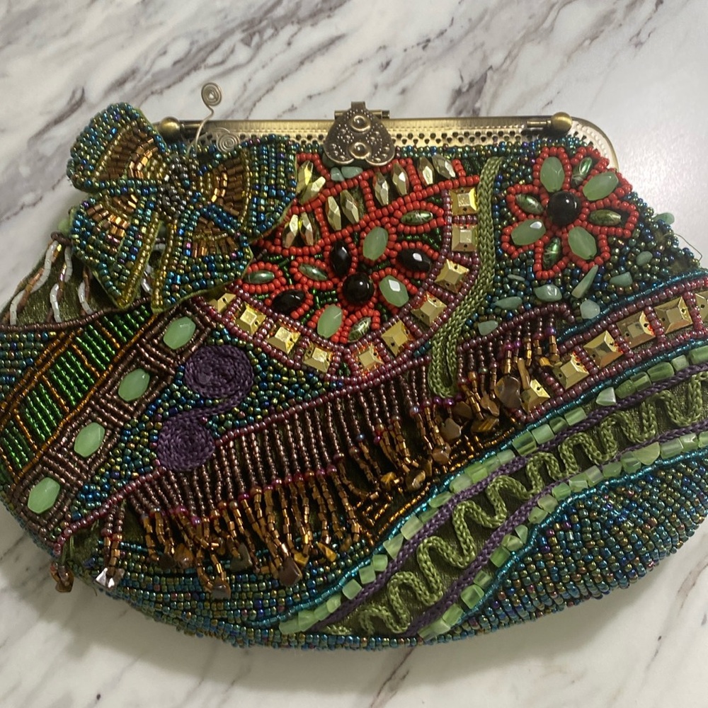 Bohemian Rhapsody vintage clutch